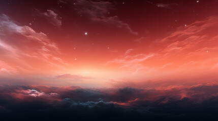 Fototapeta premium sunset sky with clouds