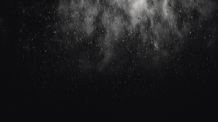 texture of rain and fog on a black background overlap