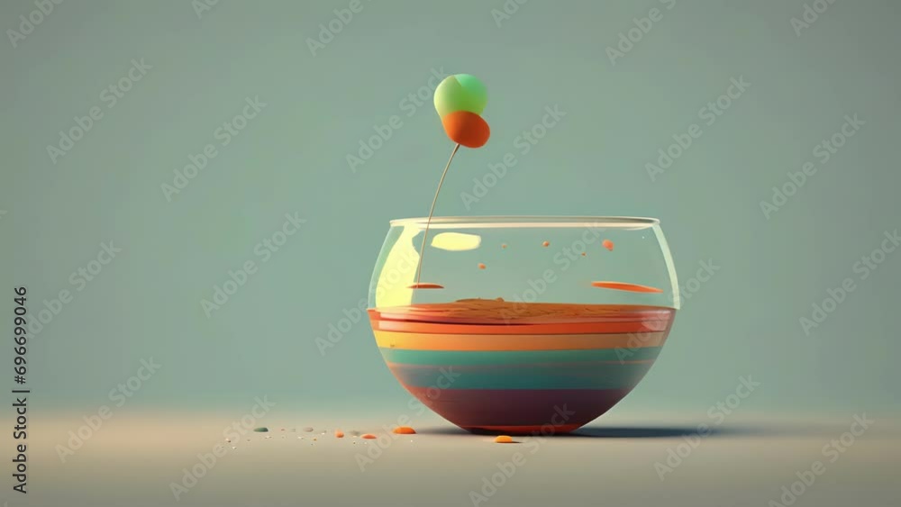 Poster an empty vessel filling up with layers of needs, from the most fundamental to the highest level of h