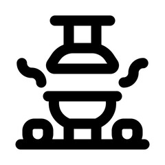 Korean BBQ Line UI Icon