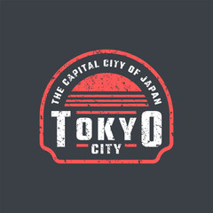 Tokyo city badge design