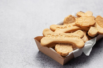 Homemade dog biscuits