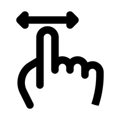 Scrolling Line UI Icon