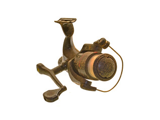 fishing tackle isolated on white background