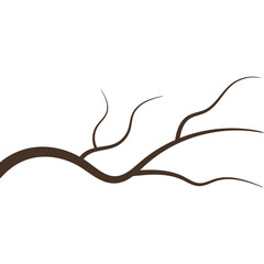Wood Branch Illustration