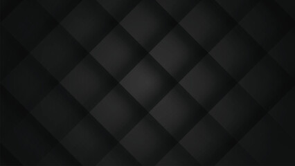 Naklejka premium Black Abstract Background. Luxury Background with Black Backdrop in 3d Style. Premium and Elegant Background Design Vector Illustration