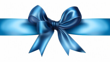 blue ribbon bow HD 8K wallpaper Stock Photographic Image 