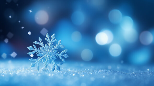 blue christmas background HD 8K wallpaper Stock Photographic Image 