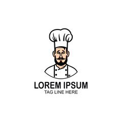 Chef logo vector