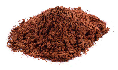 cocoa powder isolated on transparent png