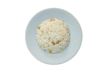 Rice pilaf with chickpeas, served as a side dish in lunch and dinner menus