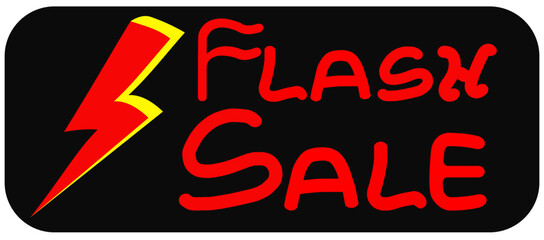 The illustration for the flash sale discount embodies a sense of urgency, exclusivity, and savings
