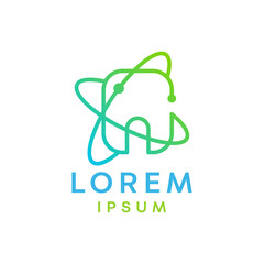 Technology Dental Logo Template