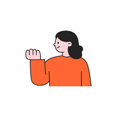 Set Pose People with Oren Color flat