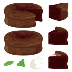 ガトーショコラセット