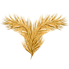 Fototapeta premium brown dry leaves