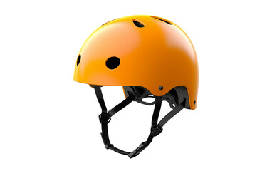 Skateboard Helmet Image on Transparent Background.