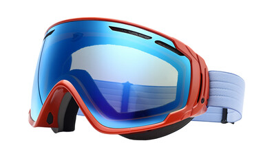 Ski Goggles Design on Transparent Background.