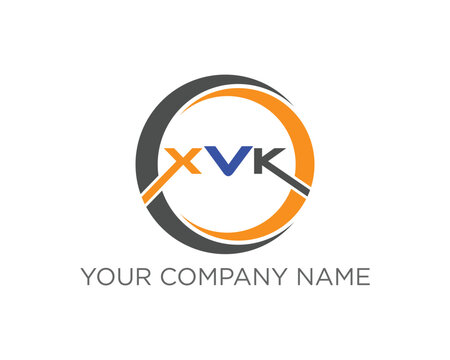 XVK creative modern logo design