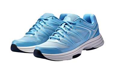 Tennis Shoe Style on Transparent Background.