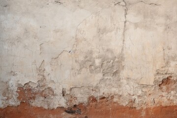 rusty wall in the old house, Ancient wall with rough cracked paint, old fresco texture background, AI Generated