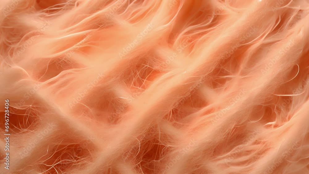 Poster closeup of a peach fuzz abstract background, with an intricate crisscross pattern.