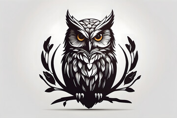 Obraz premium owl illustration image, amazing, artwork, 3d wallpaper, wall decor, owl, png, walpaper