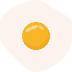 Fried Egg Illustration