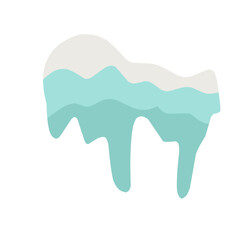 snow drop dripping liquid