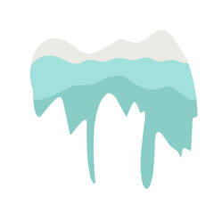 snow drop dripping liquid