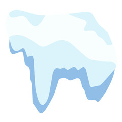 snow drop dripping liquid