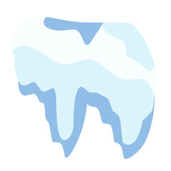 snow drop dripping liquid