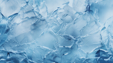 Blue frozen texture of ice