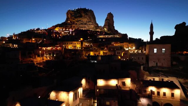 U&ccedil;hisar is a town in the Nevşehir District, Nevşehir Province in Cappadocia, Turkey. Its population is 3,555. It is 7 kilometres east of Nevşehir, 12 kilometres west of &Uuml;rg&uuml;p.
