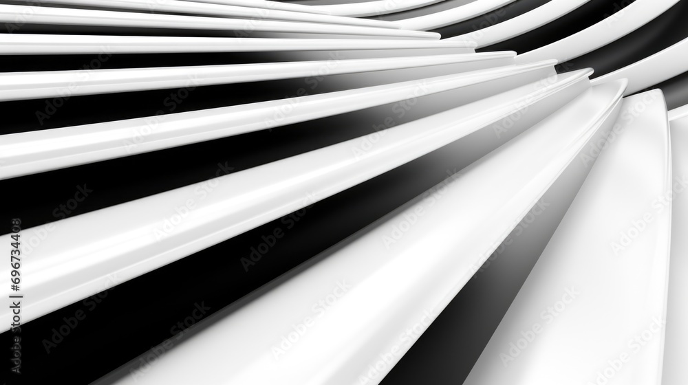 Poster A black and white photo featuring a captivating spiral design. This image can be used to add a modern and artistic touch to various projects
