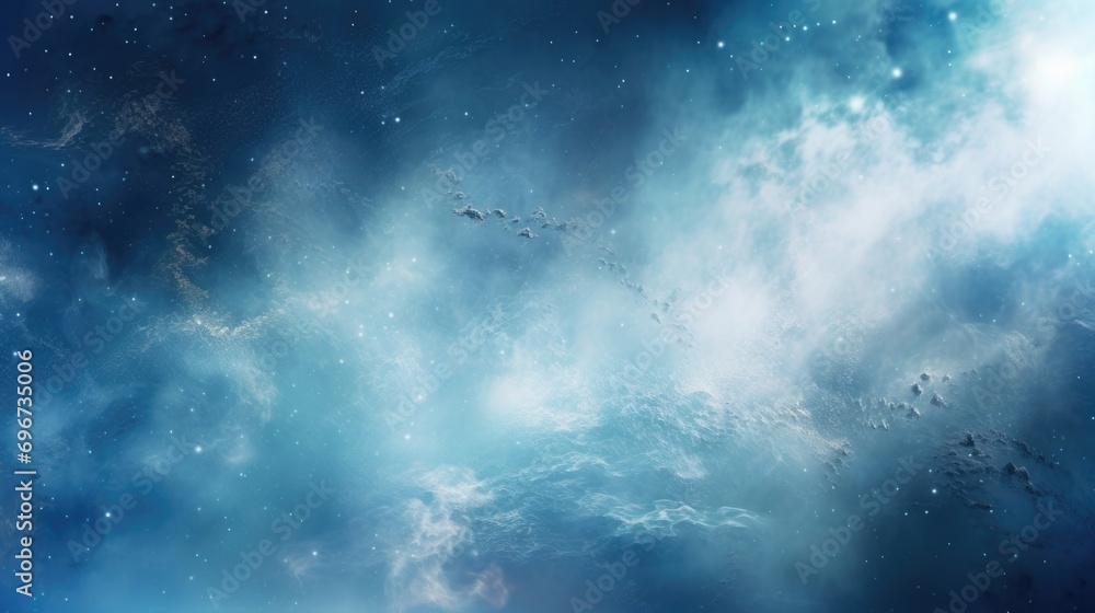 Aufkleber a picture of a space with stars and clouds. suitable for various creative projects and designs