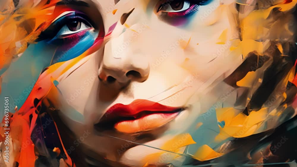 Poster a digital canvas filled with various layers and edits, showcasing the iterative process of using ai 