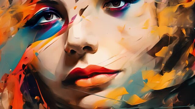 A digital canvas filled with various layers and edits, showcasing the iterative process of using AI tools to enhance and refine artwork, ultimately challenging the traditional notions of