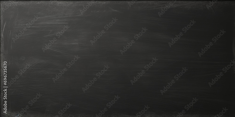 Poster a blackboard with a chalk board in the middle. can be used for educational or creative concepts