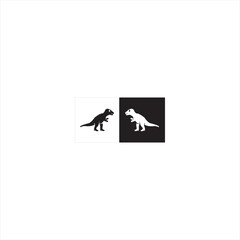 Illustration vector graphics of dinosaurus icon
