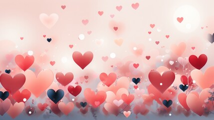 Little hearts background, 