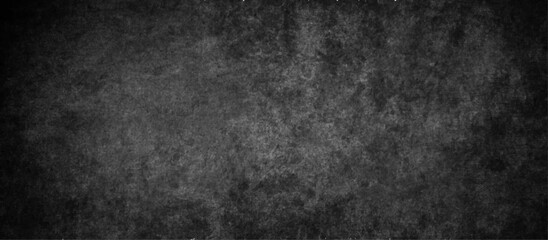 Obraz na płótnie Canvas Abstract dark black slate concrete floor or old grunge texture, Panorama of black aged wall or concrete texture pattern background, Old stained cement texture, concrete texture as a concept of design.