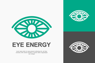 eye sun logo design