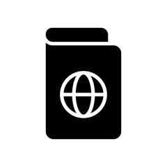 Passport icon design template