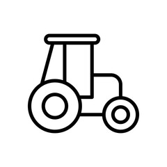 Tractor icon design concept