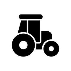 Tractor icon design concept