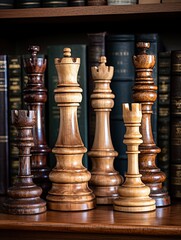 Chessmaster's Delight: Chess Pieces for Intellectual Game Rooms and Strategic Minds