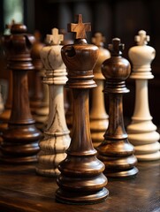 Strategic Chess Pieces: Embellish Your Intellectual Game Room with Classic Elegance