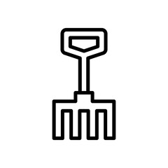 Pitchfork icon design concept