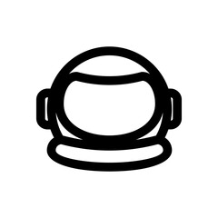 Astronaut Helmet icon design template